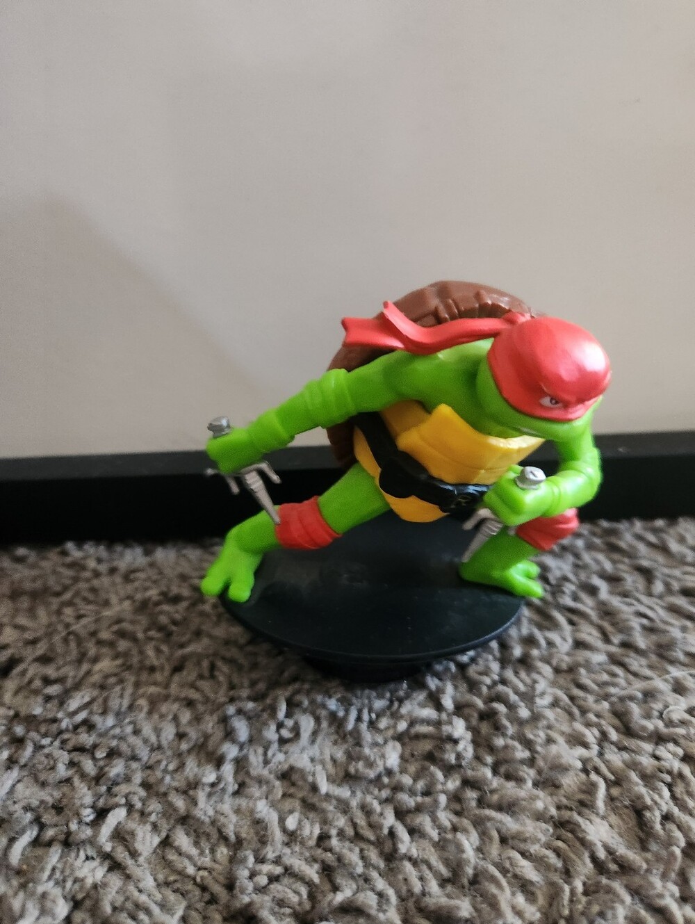 2023 Snapco TMNT Mutant Mayhem Raphael Figurine Toy Ninja Turtles